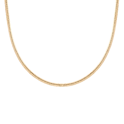 Shop Aurate New York Omega Chain Necklace In White