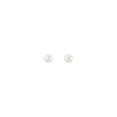Aurate New York Pearl Studs 7mm In Yellow