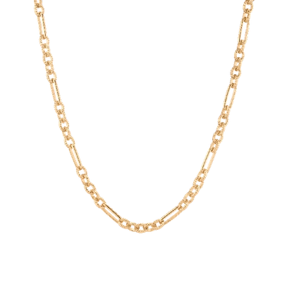 Shop Aurate New York Bold Infinity Chain Link Necklace In Rose
