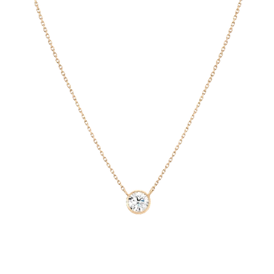 Shop Aurate New York Xxl Diamond Bezel Necklace In White