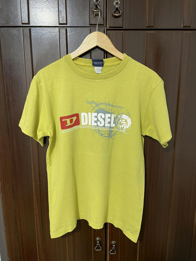 Pre-owned Diesel X Vintage Diesel Vintage T Shirt Logo In Green