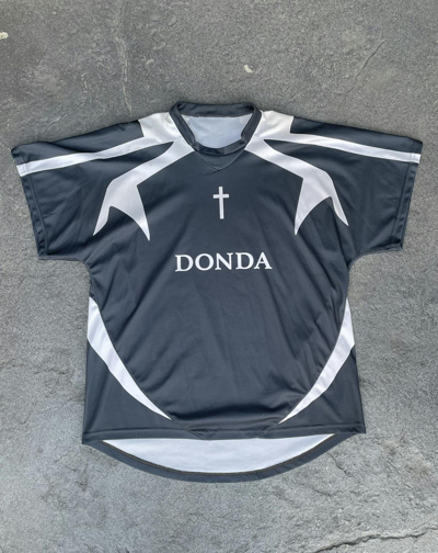 Pre-owned Kanye West Merch Donda Jersey Engineered By Balenciaga In Black