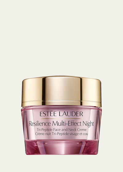 Shop Estée Lauder Resilience Multi-effect Night Tri-peptide Face And Neck Moisturizer Crème
