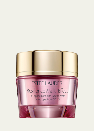 Shop Estée Lauder Resilience Multi-effect Tri-peptide Face And Neck Moisturizer Cr&#x8f;me Spf 15, 2.5 Oz.