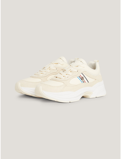 Shop Tommy Hilfiger Stripe Chunky Sole Sneaker In Calico