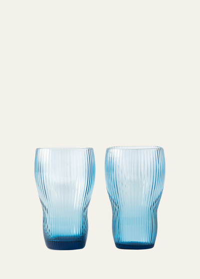 Shop Polspotten Pum Longdrink Glasses, Set Of 2 In Light Blue