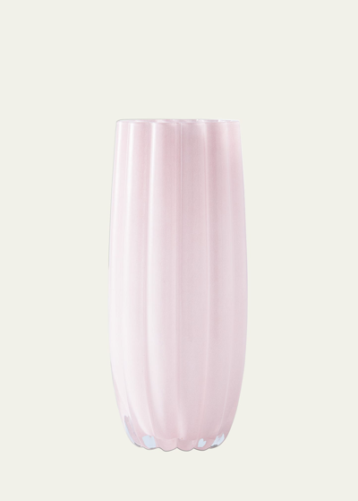 Shop Polspotten Melon Vase - 11" In Light Pink