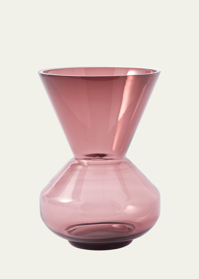 Shop Polspotten Thick Neck Vase - 16" In Dark Purple