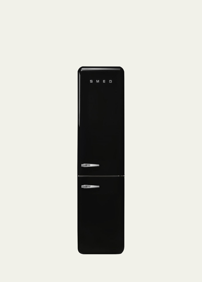 Shop Smeg Fab32 Retro-style Refrigerator With Bottom Freezer, Right Hinge In Black