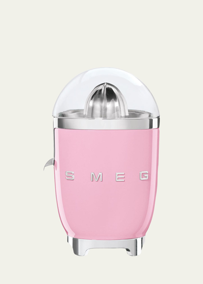 Shop Smeg Retro-style Electric Citrus Juicer In Pink