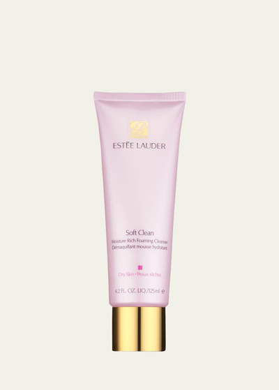 Shop Estée Lauder Soft Clean Moisture Rich Foaming Cleanser, 4.2 Oz.