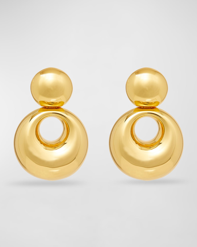 Shop Lele Sadoughi Medallion Drop Earrings In Gold