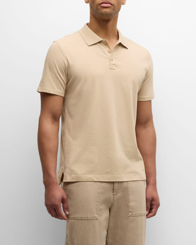 Shop Atm Anthony Thomas Melillo Men's Classic Jersey Polo Shirt In Shiitake