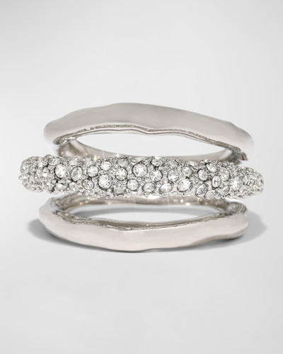 Shop Alexis Bittar Solanales Crystal Orbitting Ring In Crystals