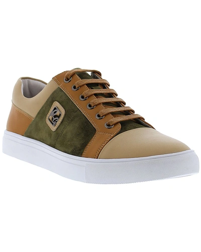 Shop Robert Graham Trixie C Leather & Suede Sneaker In Green