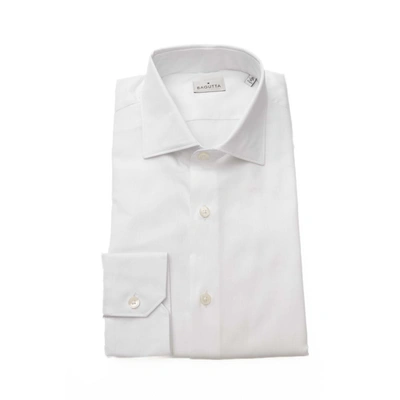 Shop Bagutta Cotton Men's Shirt In White