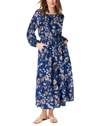 Shop Roller Rabbit Adelaide Floral Milou Dress In Blue
