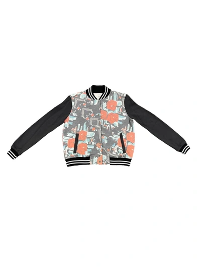 Shop Sol Angeles Camo Bomber In Rose Garden In Multi