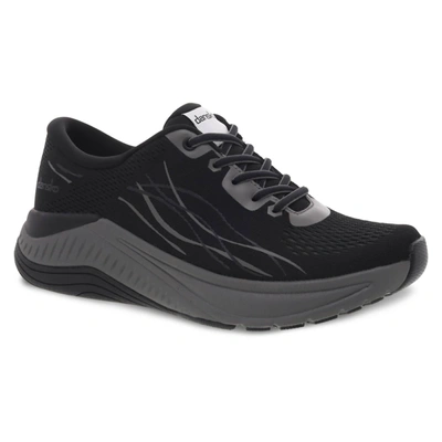 Shop Dansko Women's Pace Mesh Walking Shoes - Medium Width In Black/grey In Multi