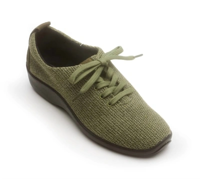 Shop Arcopedico Women's Net 3 Shoes - Medium Width In Khaki In Green