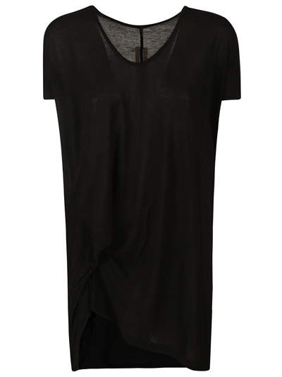Shop Rick Owens Hiked T-shirt In Black