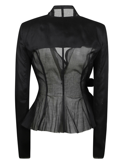 Shop Rick Owens Hollywood Blouse In Black