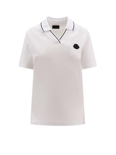 Shop Moncler Logo Patch Polo Shirt In Non Definito