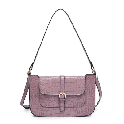 Urban Expression Women's Adwen Croc Crossbody Bag In Mauve In Multi
