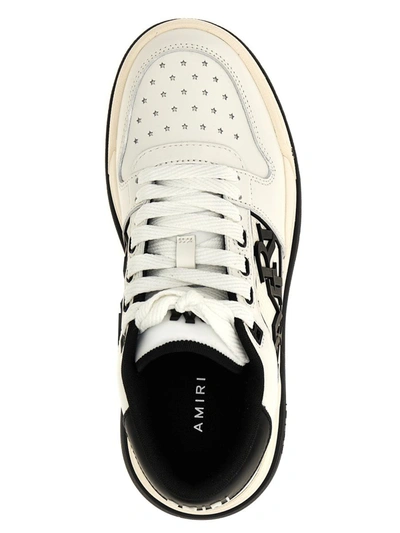 Shop Amiri 'classic Low Top' Sneakers In White/black