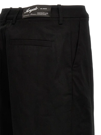 Shop Axel Arigato 'serif' Trousers In Black
