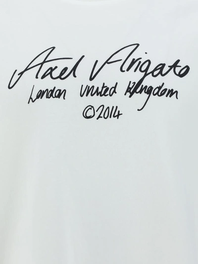 Shop Axel Arigato T-shirts In White
