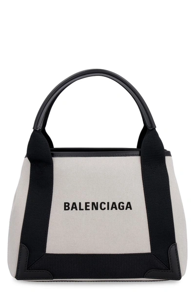 Shop Balenciaga Totes In Natblack