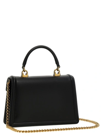Shop Dolce & Gabbana 'devotion' Small Handbag In Black