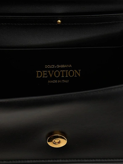 Shop Dolce & Gabbana 'devotion' Small Handbag In Black