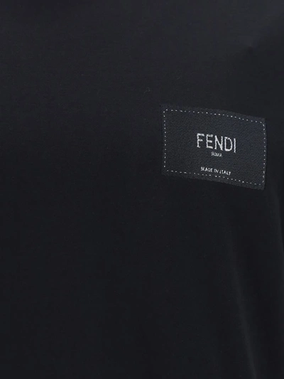 Shop Fendi T-shirts In Nero