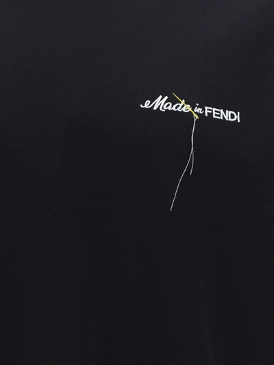 Shop Fendi T-shirts In Nero