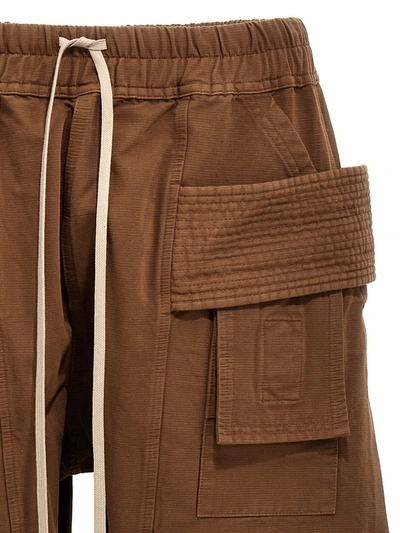 Shop Rick Owens Drkshdw 'creatch Cargo' Pants In Brown