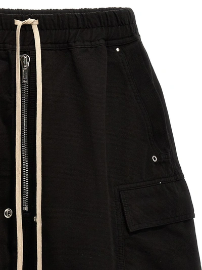 Shop Rick Owens Drkshdw 'cargobela' Bermuda Shorts In Black