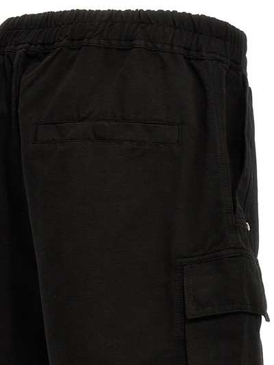 Shop Rick Owens Drkshdw 'cargobela' Bermuda Shorts In Black