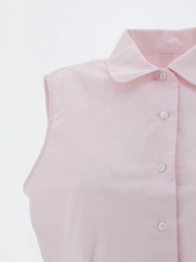 Shop Thom Browne Polo Shirts In Lt Pink