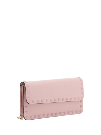 Shop Valentino Garavani Handbags In Rose Quartz