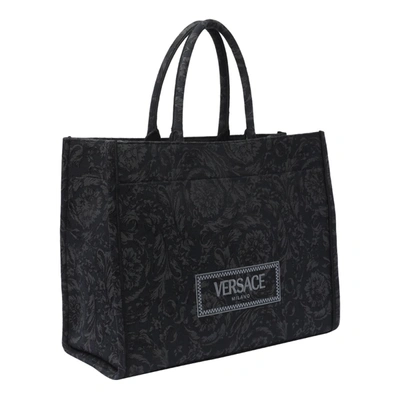 Shop Versace Bags In Black