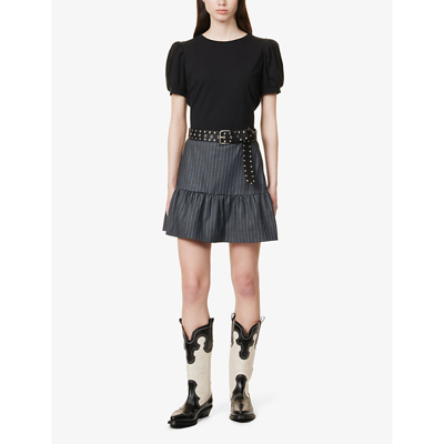 Paige Matcha Tee In Black In Black