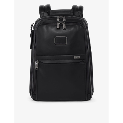 Shop Tumi Alpha 3 Slim Leather Backpack In Black