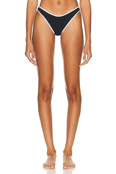 Shop Tropic Of C Ursula Bikini Bottom In Black & White
