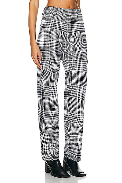 Shop Burberry Tailored Trouser In Monochrome
