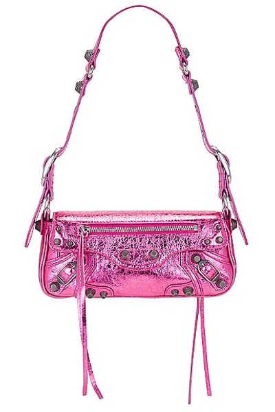 Shop Balenciaga Le Cagole Xs Sling Bag In Pink