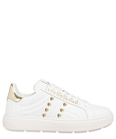 Shop Love Moschino Sneakers In White