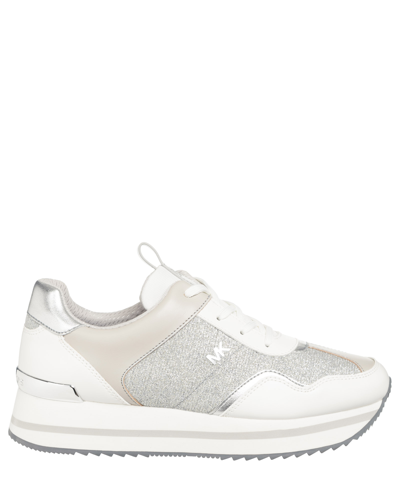 Shop Michael Kors Raina Sneakers In White