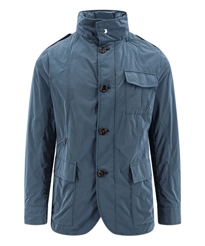 Shop Moorer Porto Jacket In Blue